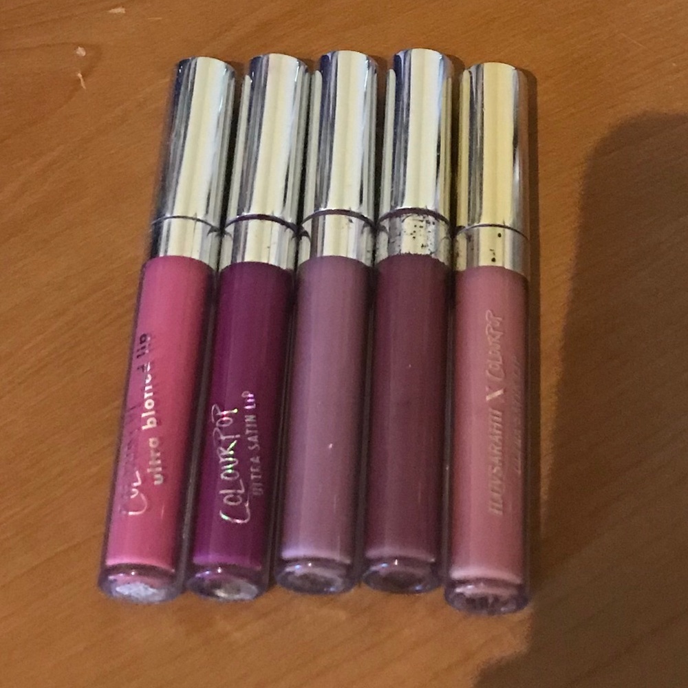 ColourPop liquid lipsticks and one Blotted lip